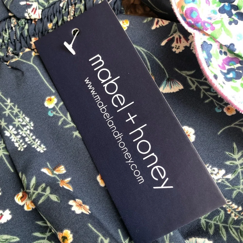 New w Tag: SET OF TWO . Bisby Bubble Romper and Mabel & Honey LS Boho Romper.